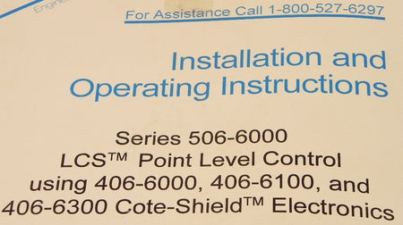 Drexelbrook Level Probe Series 506-6000 700-0207-002-01 - Advance Operations