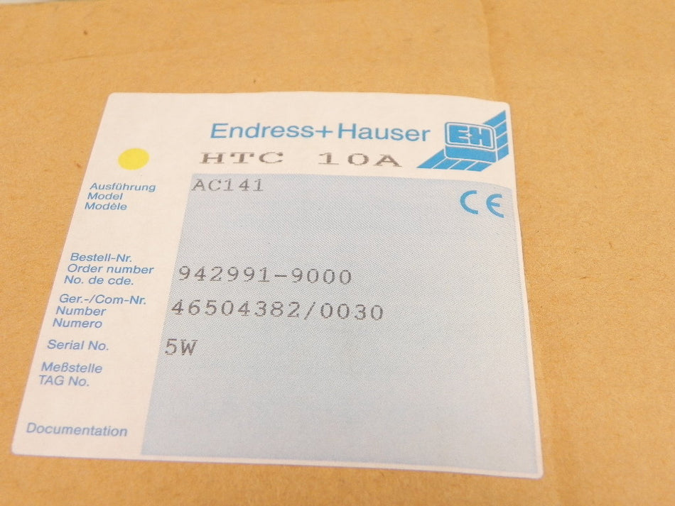 Endress+Hauser Level Switch HTC10A-AC141 - Advance Operations