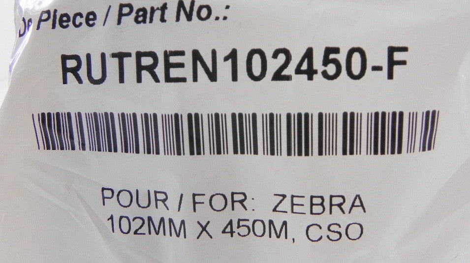 IMS Zebra Thermal Transfer Ribbon RUTREN102450-F (4) - Advance Operations