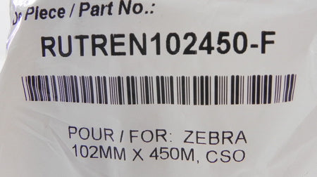 IMS Zebra Thermal Transfer Ribbon RUTREN102450-F (4) - Advance Operations
