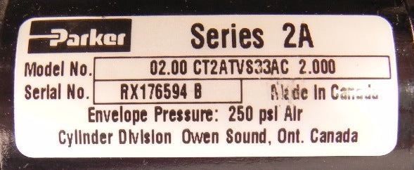 Parker Pneumatic Back-to-Back Cylinders 2" X 26" X 2" - Advance Operations