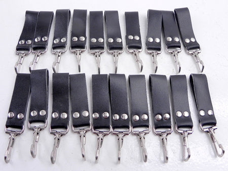Black Leather Belt Tool Keeper 3" (Lot of 20) - Advance Operations