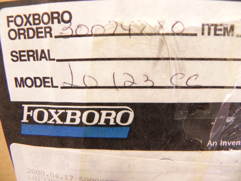 Foxboro Electronic Circuit L0123CC - Advance Operations
