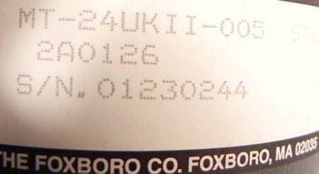 Foxboro Temperature Probe MT-24UKII-005 - Advance Operations