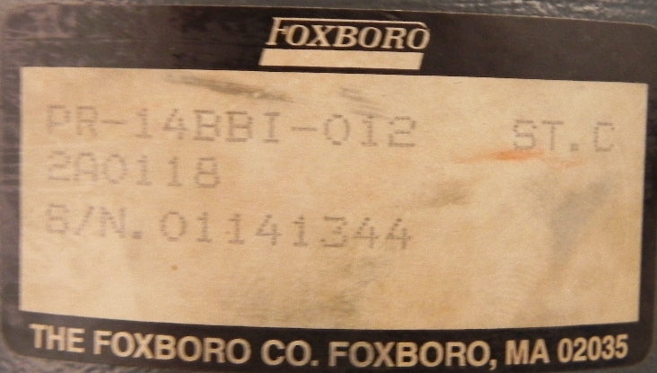Foxboro Temperature RTD Probe PR-14BBI-012 - Advance Operations
