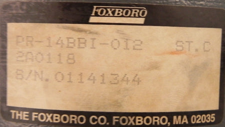 Foxboro Temperature RTD Probe PR-14BBI-012 - Advance Operations