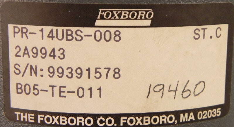 Foxboro Temperature RTD Probe PR-14UBS-008 - Advance Operations