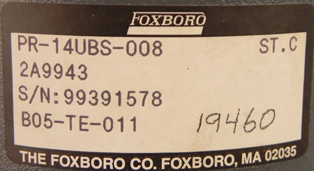 Foxboro Temperature RTD Probe PR-14UBS-008 - Advance Operations