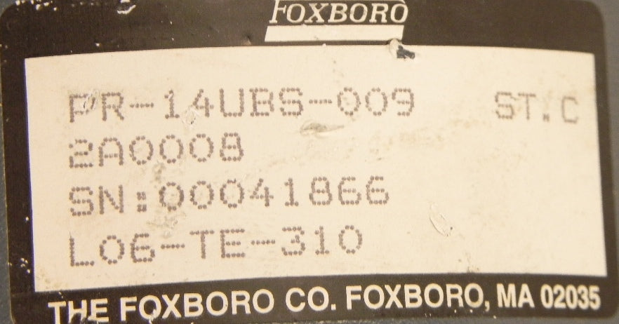 Foxboro Temperature RTD Probe PR-14UBS-009 - Advance Operations