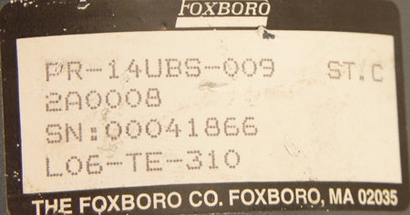 Foxboro Temperature RTD Probe PR-14UBS-009 - Advance Operations