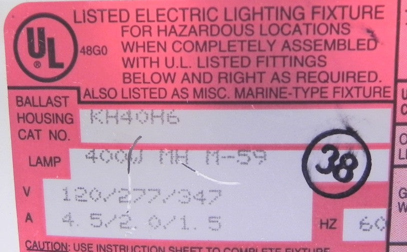 Hubbell KemLux Tri-Tap Lighting Kit KH-40H6-L-W2-G 400W - Advance Operations