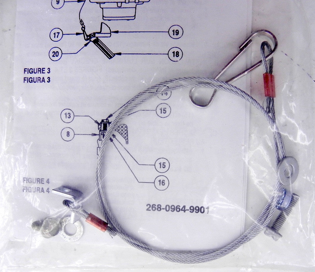 Hubbell Lighting Lower Luminaire Retainer Cable CH-LLR (Lot of 12) - Advance Operations