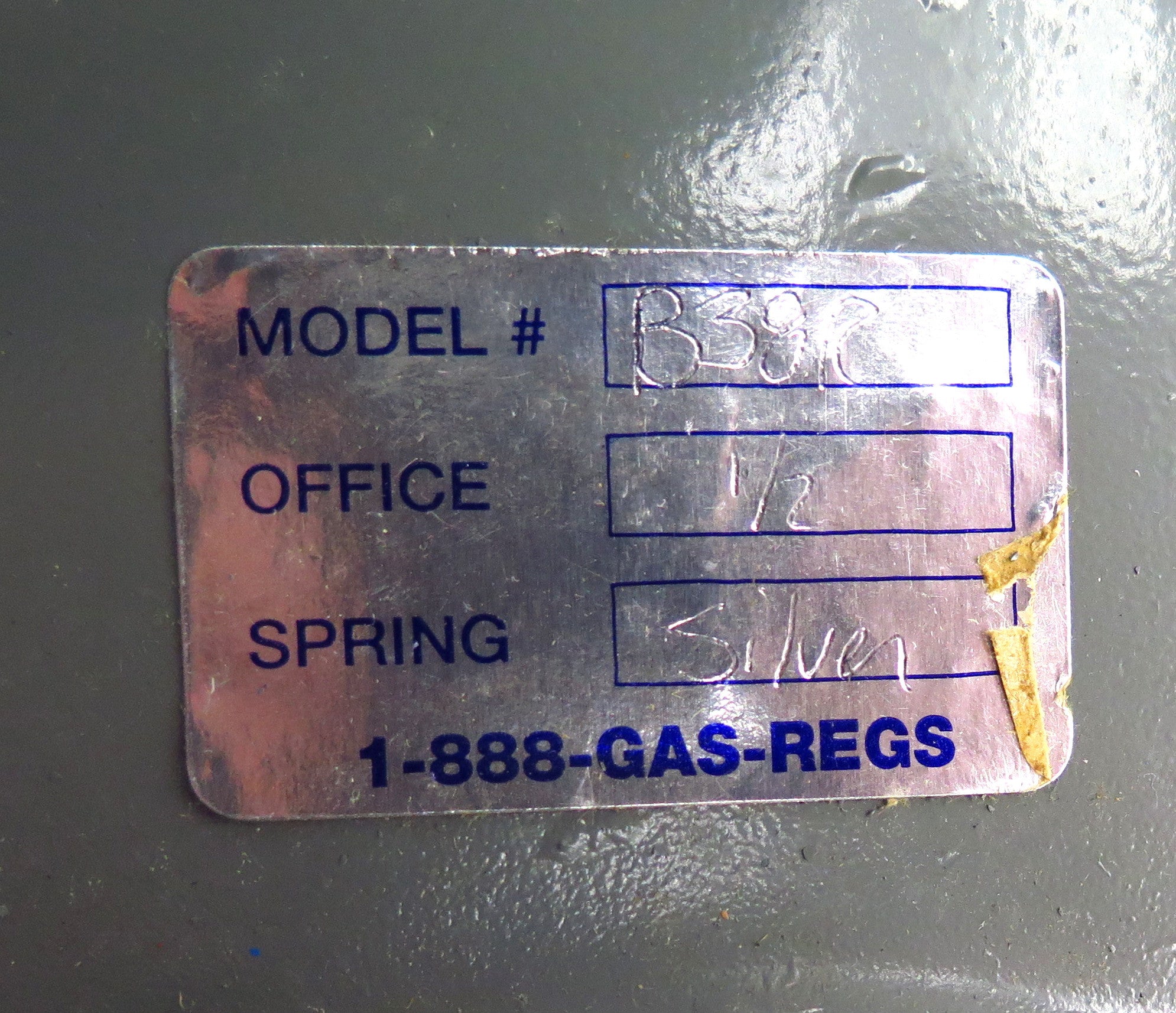Schlumberger Sprague Pressure Regulator B38R Orifice 1/2" 2" NPT - Advance Operations