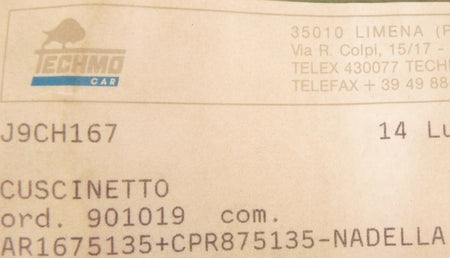 Nadella Roller Thrust Bearing & Plate AR 16 75 135 (AR1675135) & CPR 8 75 135 (CPR875135) - Advance Operations
