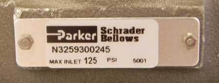 Parker Pneumatic Inline Valve & Pilot N3259300245 - Advance Operations