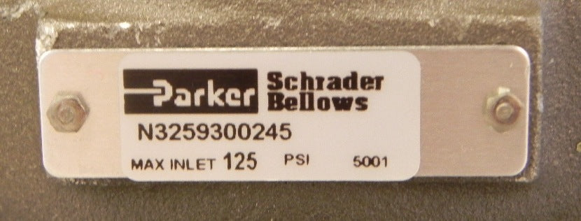 Parker Pneumatic Inline Valve & Pilot N3259300245 - Advance Operations