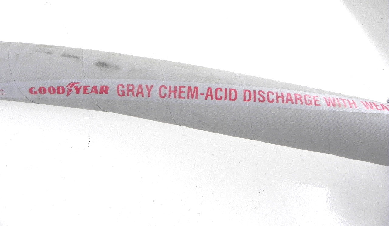 Goodyear Gray Chem-Acid Discharge Hose 6' 546-011 - Advance Operations