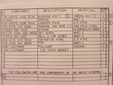 John Crane Mechanical Seal Kit 6.375" HSP-50738-1 - Advance Operations