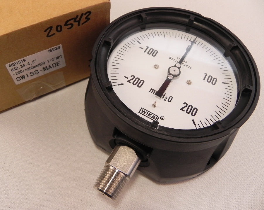 Wika Pressure Gauge 632.34 4-1/2" - Advance Operations