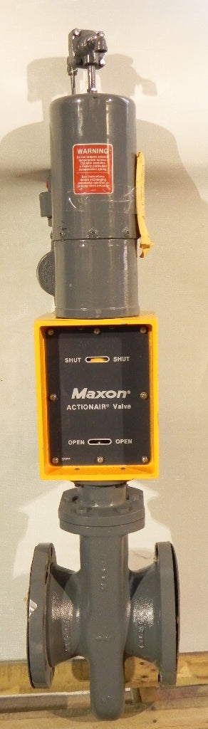 Maxon Actionair 6" Flanged Natural Gas Shut-Off Valve 1015-HD-A-1E - Advance Operations