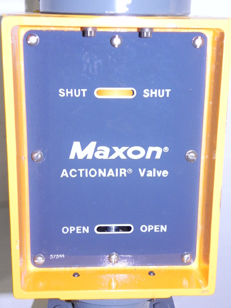 Maxon Actionair 6" Flanged Natural Gas Shut-Off Valve 1015-HD-A-1E - Advance Operations