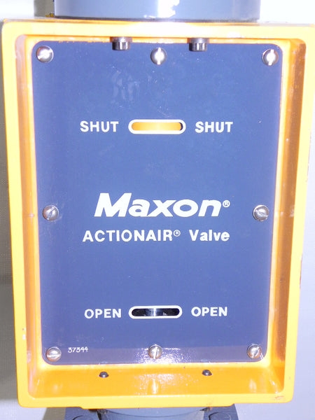 Maxon Actionair 6" Flanged Natural Gas Shut-Off Valve 1015-HD-A-1E - Advance Operations