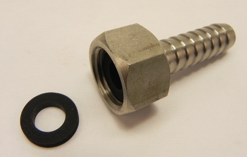 Dixon SS Female Connector w/ Nut RES444 1/2" - Advance Operations
