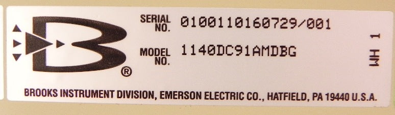 Brooks Flowmeter FlowTube 1/2" Flanged 1140DC91AMDBG - Advance Operations