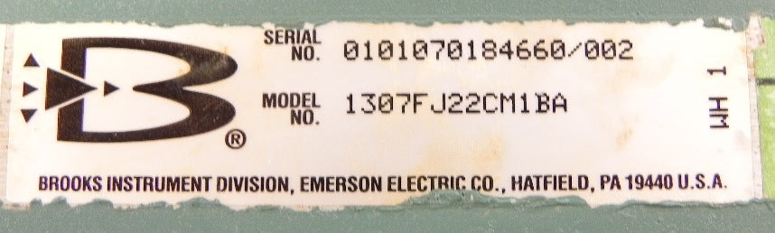 Brooks Flowmeter 1307FJ22CM1BA (Lot of 2) - Advance Operations