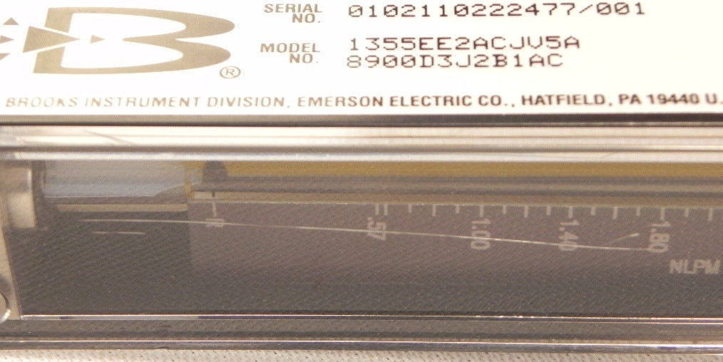 Brooks Sho-Rate Flow Meter	 1355EE2ACJV5A - Advance Operations