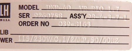Vishay / BLH Weight Transmitter DXP40 / DXP-40 - Advance Operations