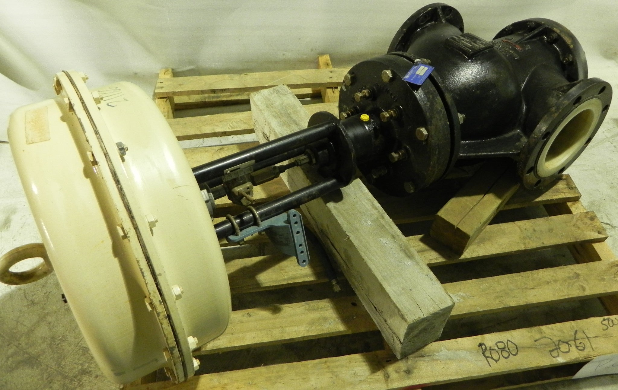 Samson-Pfeiffer Spherical Valve w/ Actuator 1A - 6" - Advance Operations