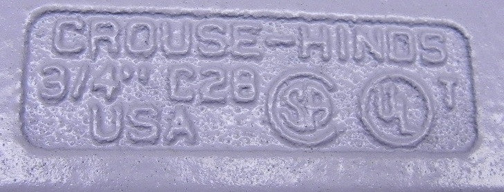 Crouse-Hinds Conduit Outlet Condulet C28 3/4" (4 pcs) - Advance Operations