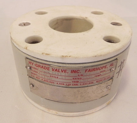 Hy-Grade PTFE Teflon Check Valve 1.5" P1.5-GHH-F4  For Corrosive Application - Advance Operations