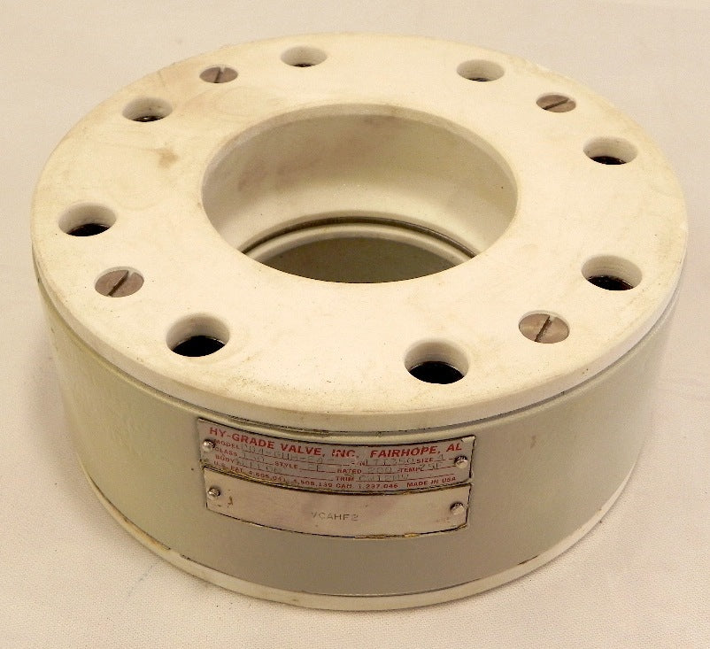 Hy-Grade 4" PTFE Teflon Check Valve P04-GHH-F4 For Corrosive Application - Advance Operations