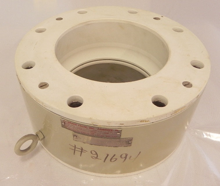 Hy-Grade PTFE Teflon Check Valve 8" P08-GHH-F4 For Corrosive Application - Advance Operations