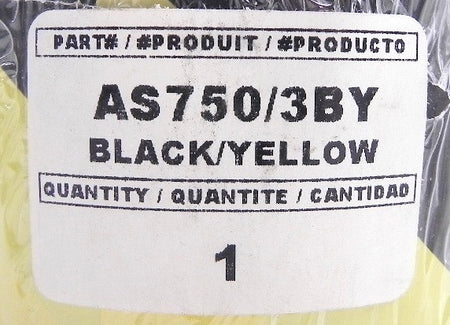 North Yellow/Black Warning Tape AS750/3BY (3) - Advance Operations