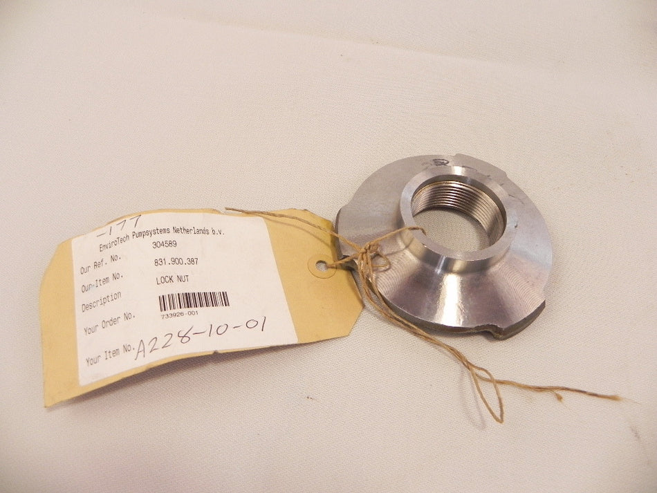 Weir GEHO TZPM Pump Lock Nut 831.900.387 - Advance Operations