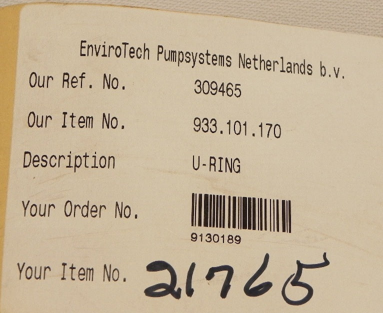 Weir GEHO TZPM Pump Cover Seal 933.101.170 - Advance Operations