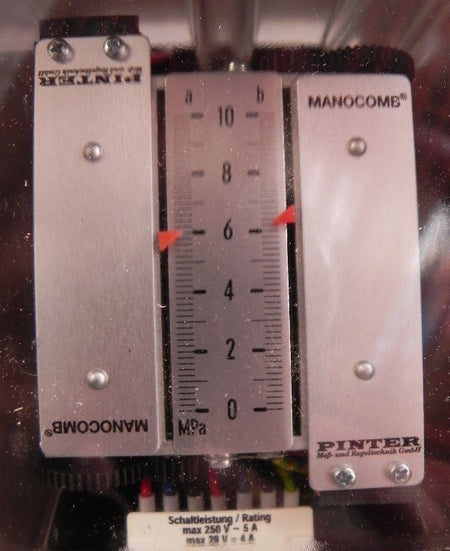 Pinter Manocomb Pressure Switch IP65/2K/S 0-10 MPa - Advance Operations