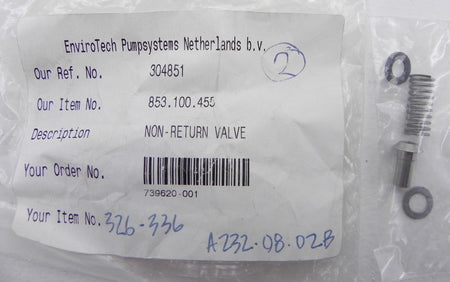 Weir Pumps Check Valve Kit 853.100.455 (TZPM-180) - Advance Operations