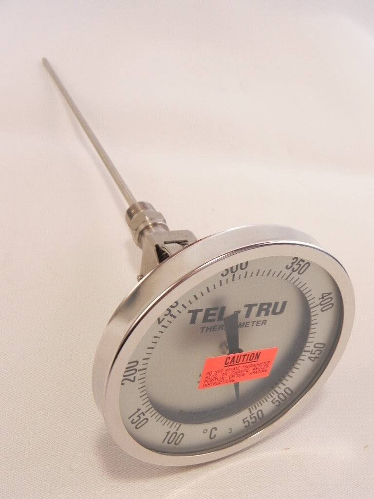 Tel-Tru Thermometer 5" dia 15" long AA575R 100-550 C - Advance Operations