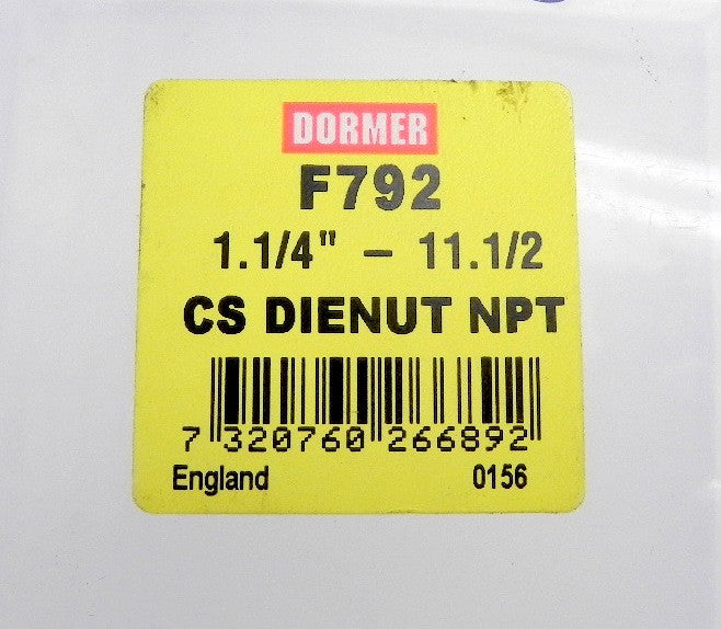 Dormer Dienut 1-1/4-11.5 NPT - Advance Operations