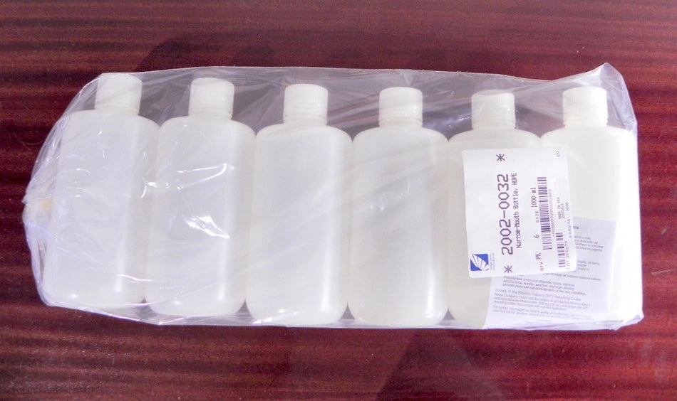 Nalge Nunc Narrow Mouth Bottle 1000ml 2002-0032 ( 6 ) - Advance Operations