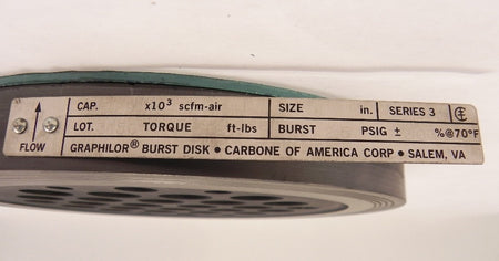 Carbone of America Rupture Disc Serie 3   8" - Advance Operations