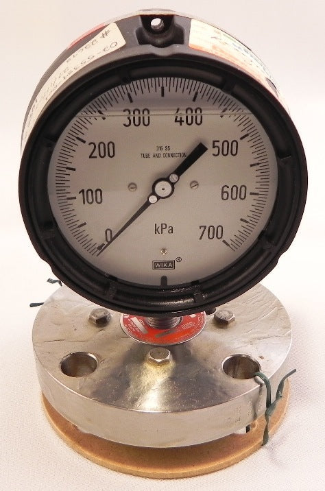 Ametek / Wika Pressure Gauge w/ Diaphragm 0-700 kPa - Advance Operations