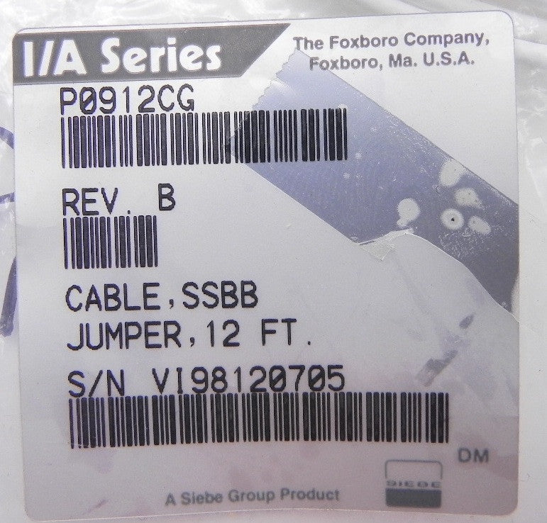 Foxboro Nodebus A Extension Cable P0912CG 12 FT - Advance Operations