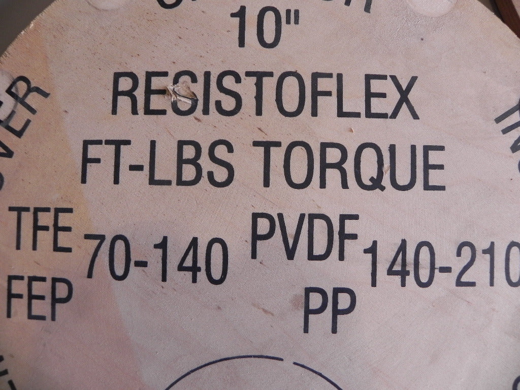 Resistoflex Spectacle Blind Flanges PTFE-Lined 10" - Advance Operations
