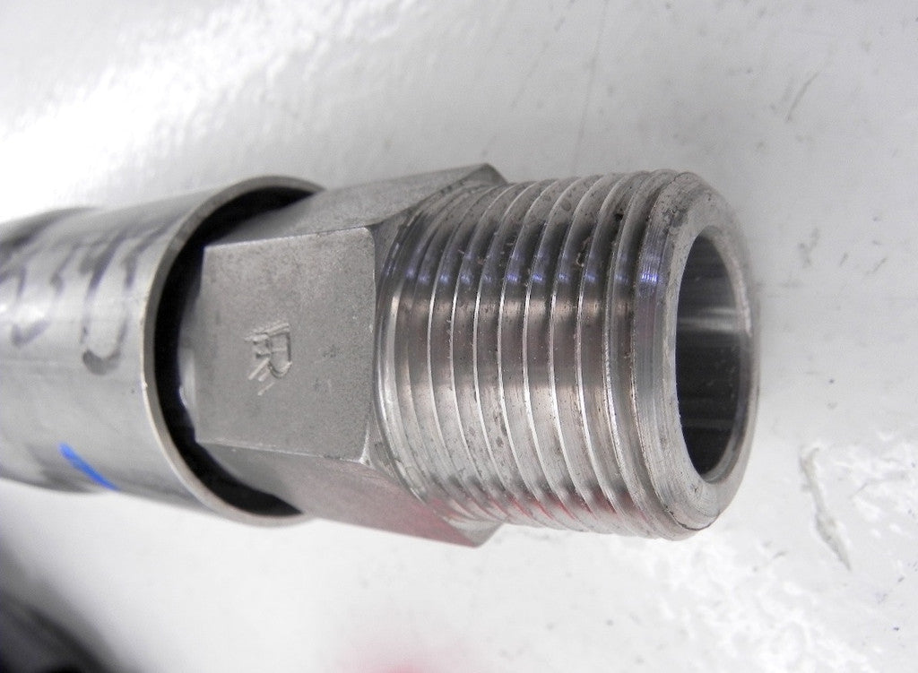 Crane Resistoflex Chlorine Transfer Hose CTH 1" I.D. x 128" Hastelloy C276 braid - Advance Operations