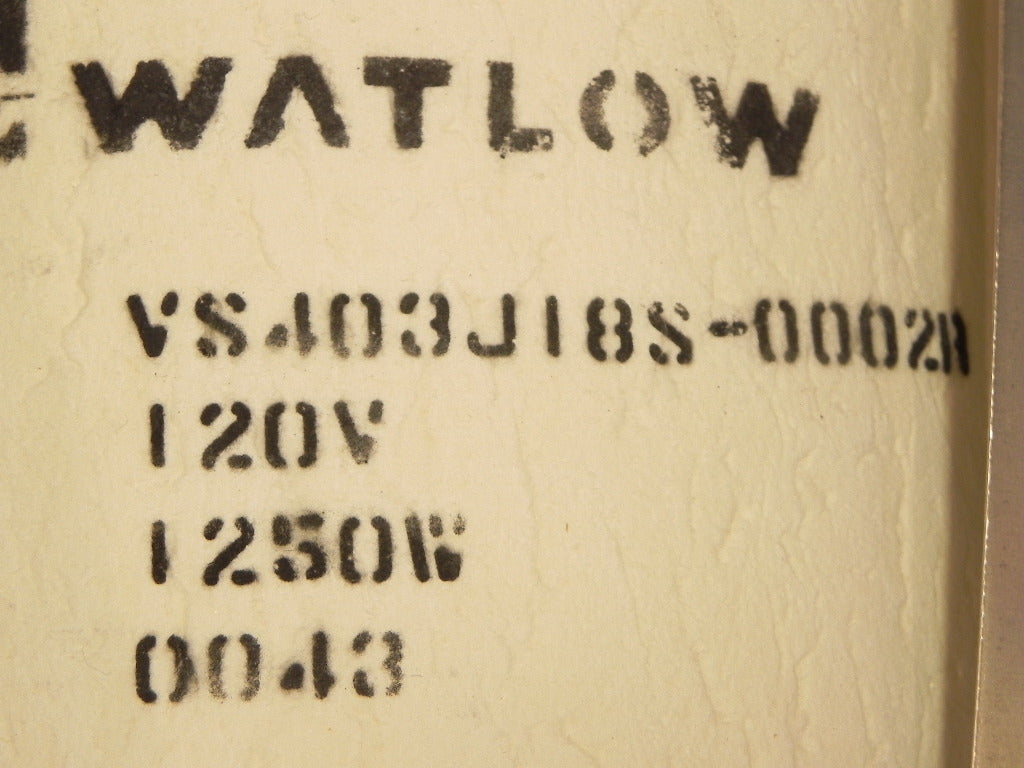 Watlow Heating Element VS403J18S - Advance Operations